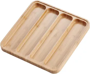Wood Watch Band Organizer Display Tray DIY Crafting Versatile Handcraft Watchband Storage Case Holder Stand for Dressing Room, 4 Grid