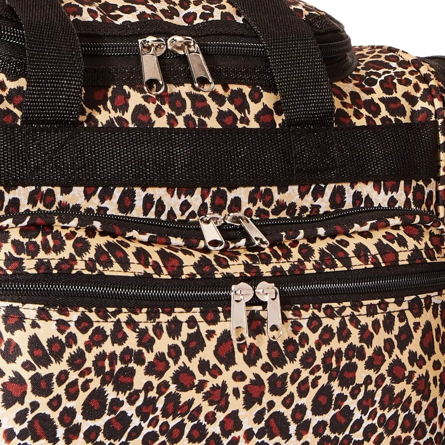 World Traveler 81T16-168 Duffle Bag, One Size, Leopard