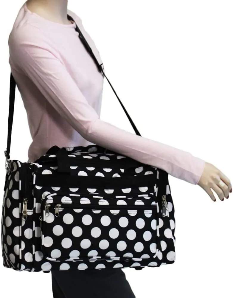 World Traveler, Black White Dot, 19-Inch