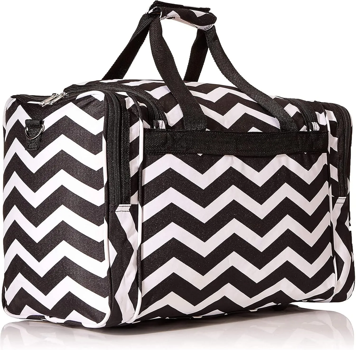 World Traveler Chevron, Black White Che, 19-Inch