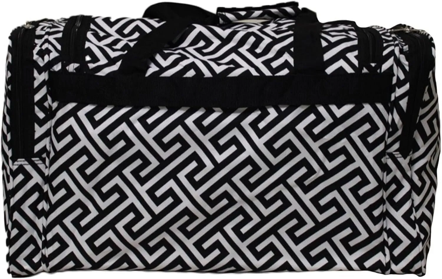World Traveler Classic Prints 19-inch Duffel Bag, Greek Key H Bla