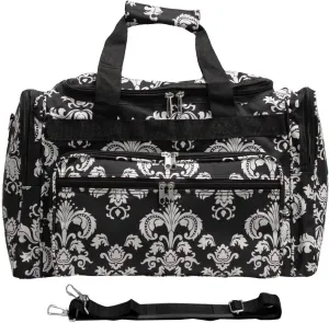 World Traveler Damask, Black White Dam, 19-Inch
