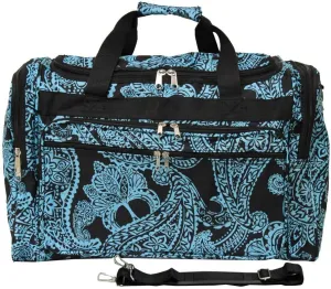 World Traveler Paisley, Black Blue Pais, 19-Inch
