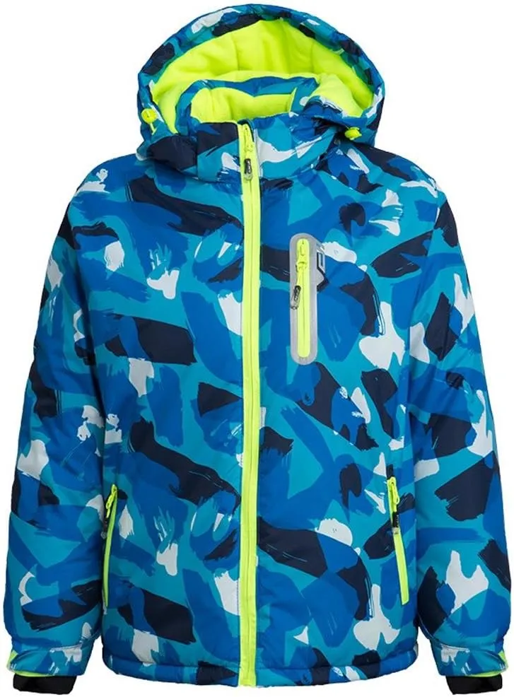 WOWULOVELY Girls Boy's Winter Ski Jackets Waterproof Kids Snowboarding Jacket Snow Coat Thicken Warm Hooded Ski Jacket