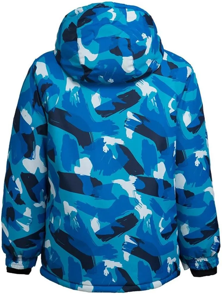 WOWULOVELY Girls Boy's Winter Ski Jackets Waterproof Kids Snowboarding Jacket Snow Coat Thicken Warm Hooded Ski Jacket