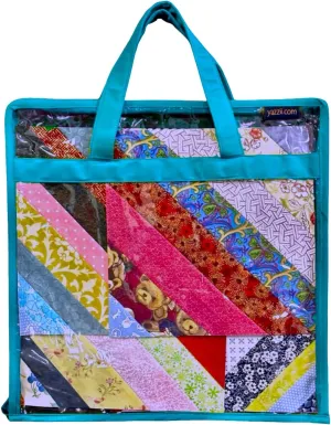 Yazzii Quilt Block Carry case, Blue