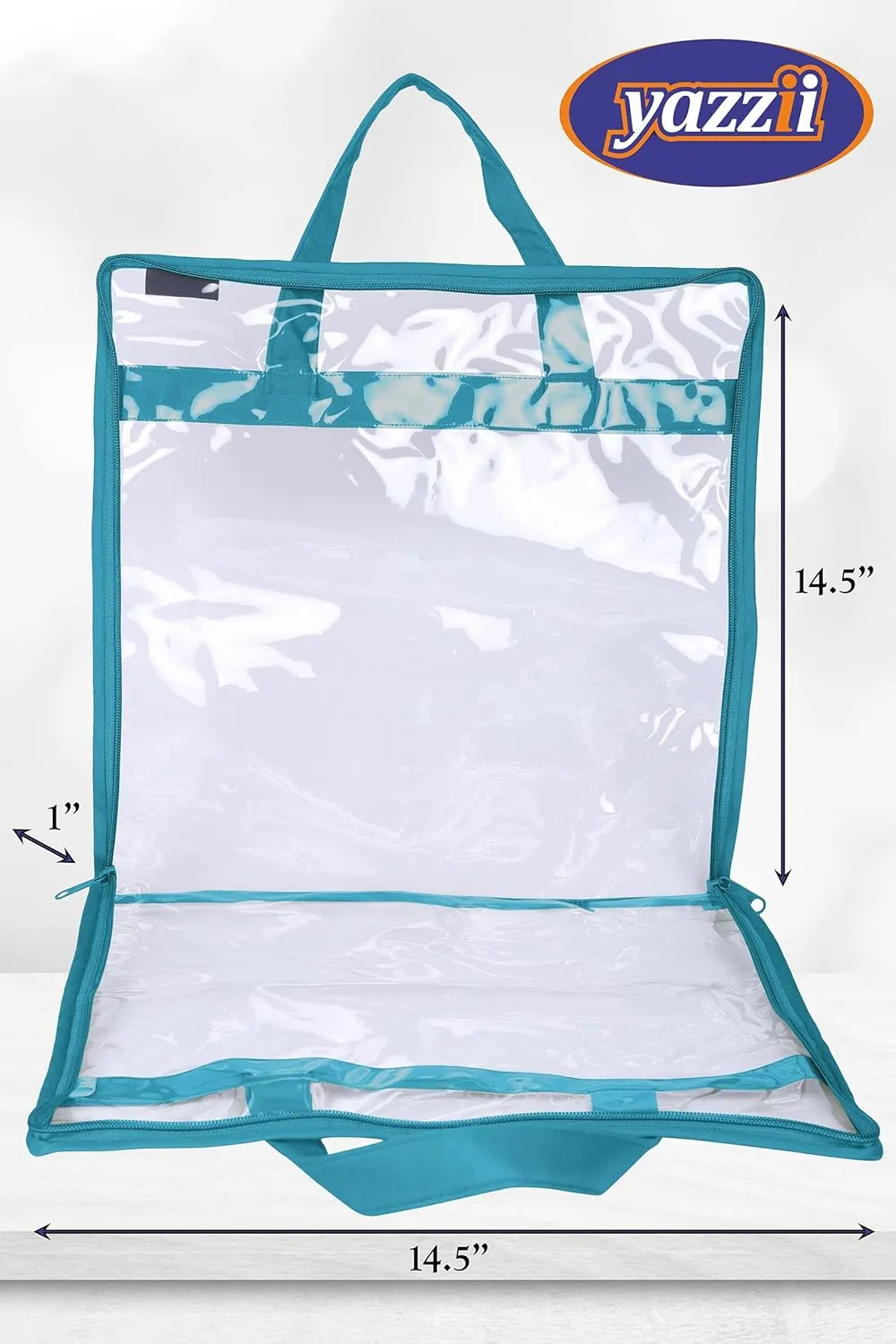 Yazzii Quilt Block Carry case, Blue