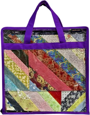 Yazzii Quilt Block Carry case, Purple