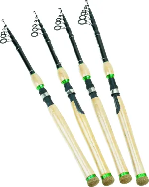 YG028 1.8M-2.7M Fish Rod Lure Spinning Carbon Telescopic Rod Fast Long Shot Trout Lake Fishing Rods Multifunction Travel(2.1M)