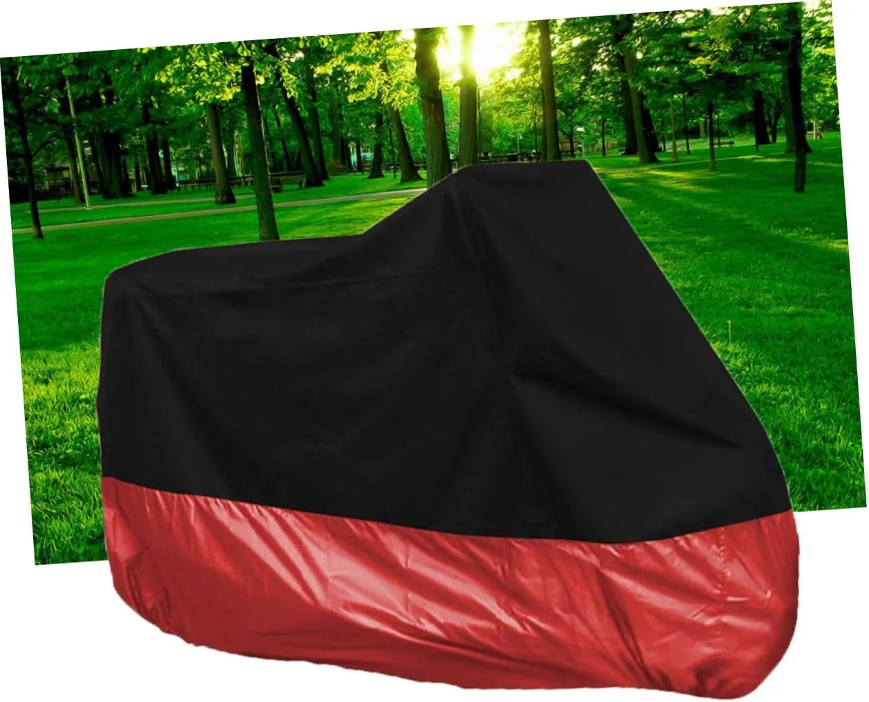 Zerodeko Scooter Cover Weatherproof Material Elastic Bottom Air Vents Protects Against Sun Rain