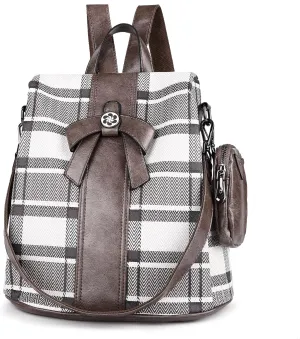ZOCAI Backpack Purse for Women Fashion Backpack Purses PU Leather Daypacks Anti-Theft Shoulder Bag Satchel Purse