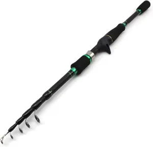 ZYHYD High Carbon 1.8m 2.1m 2.4m 2.7m Rotating Casting Fishing Rod Telescopic Trout Travel Portable Fishing Rod Bait Fishing Rod Bait Weighs 7-28g ZYHYD (Color : Casting Rod, Length : 2.1 m)