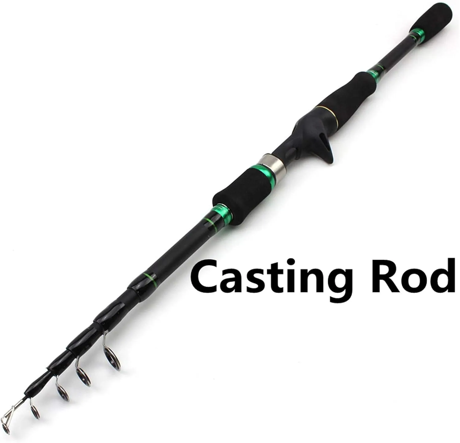ZYHYD High Carbon 1.8m 2.1m 2.4m 2.7m Rotating Casting Fishing Rod Telescopic Trout Travel Portable Fishing Rod Bait Fishing Rod Bait Weighs 7-28g ZYHYD (Color : Casting Rod, Length : 2.1 m)