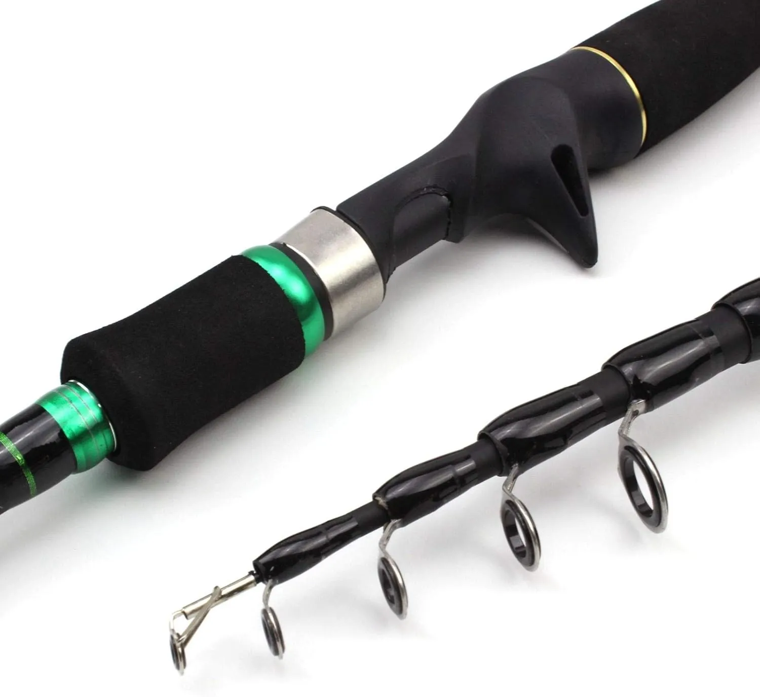 ZYHYD High Carbon 1.8m 2.1m 2.4m 2.7m Rotating Casting Fishing Rod Telescopic Trout Travel Portable Fishing Rod Bait Fishing Rod Bait Weighs 7-28g ZYHYD (Color : Casting Rod, Length : 2.1 m)